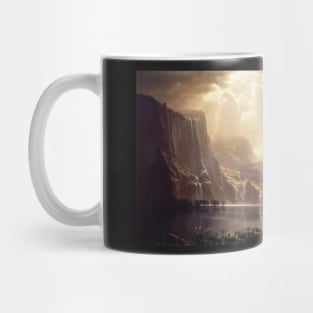 Among the Sierra Nevada California by Albert Bierstadt Mug